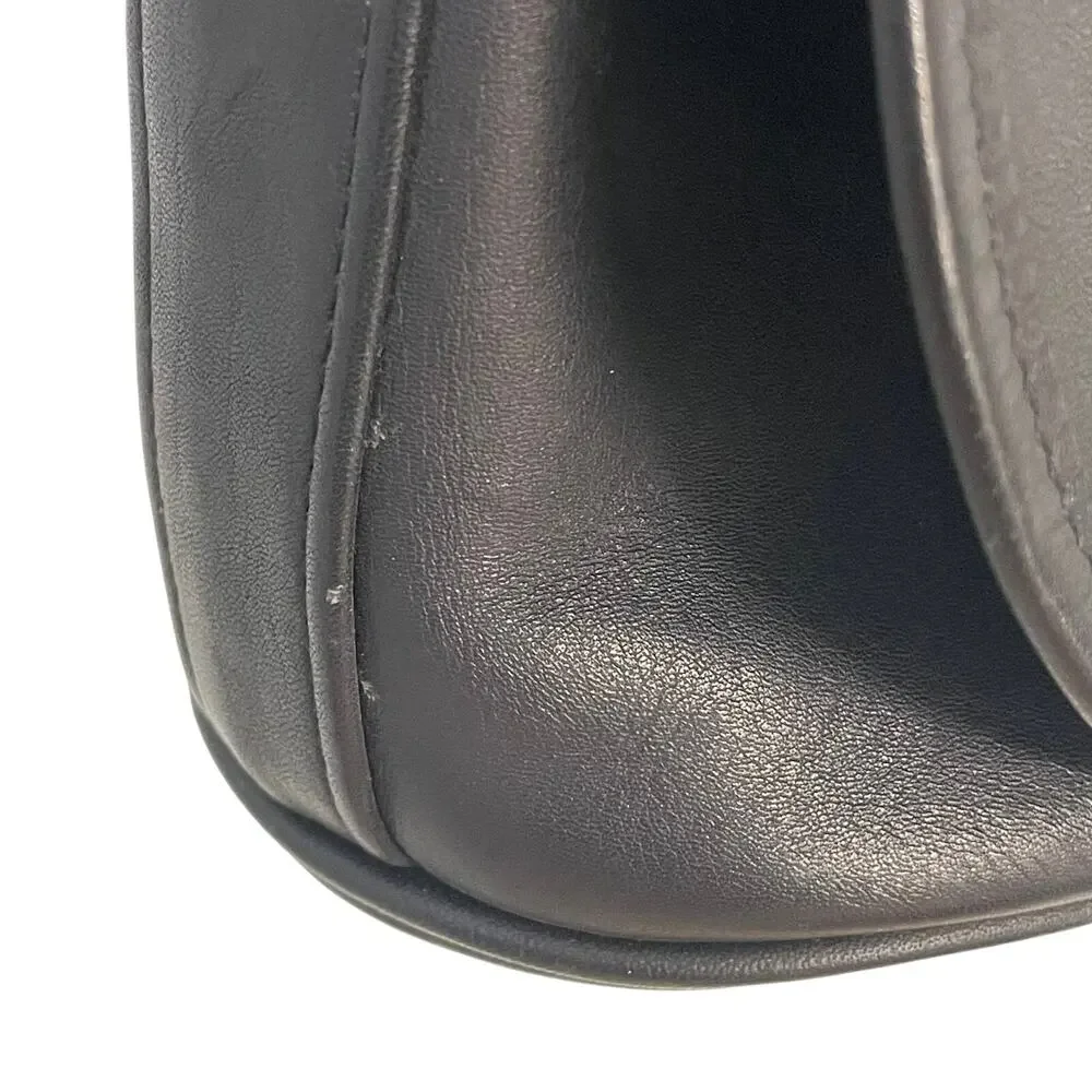 Vintage Coach Fletcher Messenger Bag Black Leather 4150 - Picture 12 of 13